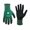 Ge Nitrile Green/Back DippedGloves Recycled 12Pair, XL GG230XLC